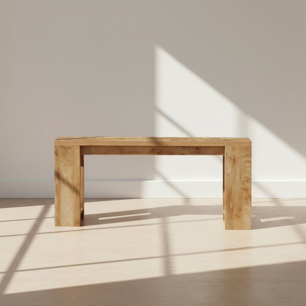 63" Rustic Farmhouse Console Table - Entryway & Sofa Table with Storage