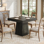 80 cm Dining Table, Square Farmhouse Kitchen Table Dinner Table - Viridian HM Limited