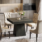 80 cm Dining Table, Square Farmhouse Kitchen Table Dinner Table - Viridian HM Limited