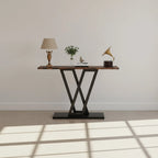 110 cm Industrial Console Table for Entryway and Hallway Tribesigns