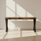Heavy-Duty Computer Desk, 140 cm Simple Study Desk Writing Table Tribesigns