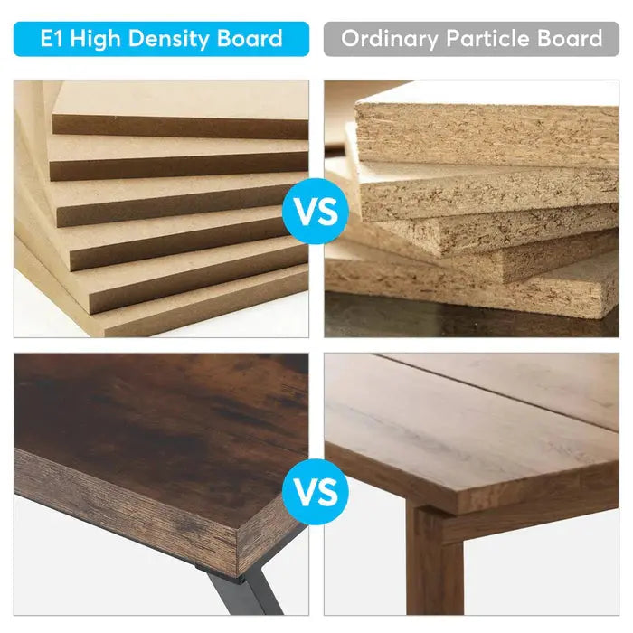 Heavy-Duty Computer Desk, 55" Simple Study Desk Writing Table