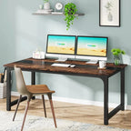 160 cm x 80 cm Large Modern Computer Desk - Office Workstation - Viridian HM Limited