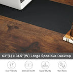 160 cm x 80 cm Large Modern Computer Desk - Office Workstation - Viridian HM Limited