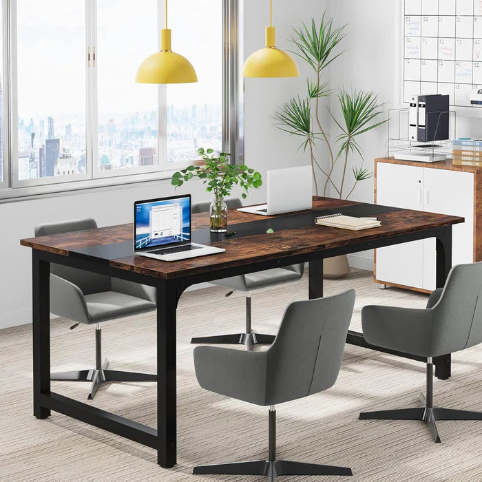 Large Modern Computer Desk - 63"x31.5" Office Workstation