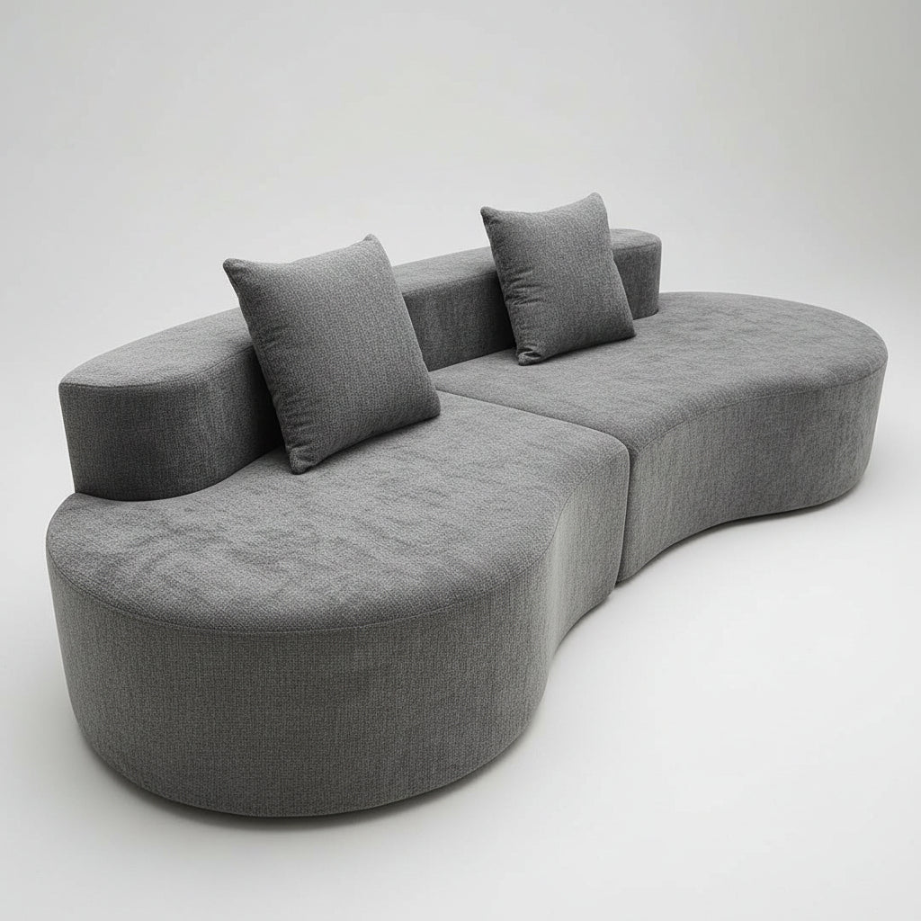 Cirrus Curve Modular Sofa | Sculptural Comfort Viridian Home & Accessories