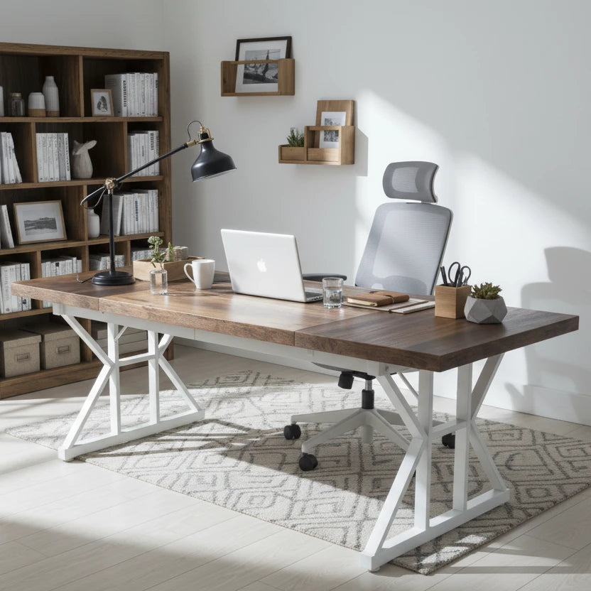 160cm Executive Office Desk - Minimalist Laptop Study & Writing Table