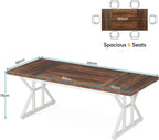 160cm Executive Office Desk - Minimalist Laptop Study & Writing Table Tribesigns