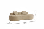 Cirrus Curve Modular Sofa | Sculptural Comfort Viridian Home & Accessories