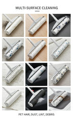Floor Length Sticky Lint Roller for Pet Hair and Dust - Viridian Home & Accessories