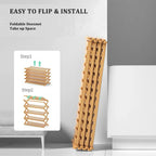 Modern 4-Tier Bamboo Shoe Rack Foldable Eco-Friendly Bamboo Storage for Living Room or Plant Display - Viridian Home & Accessories