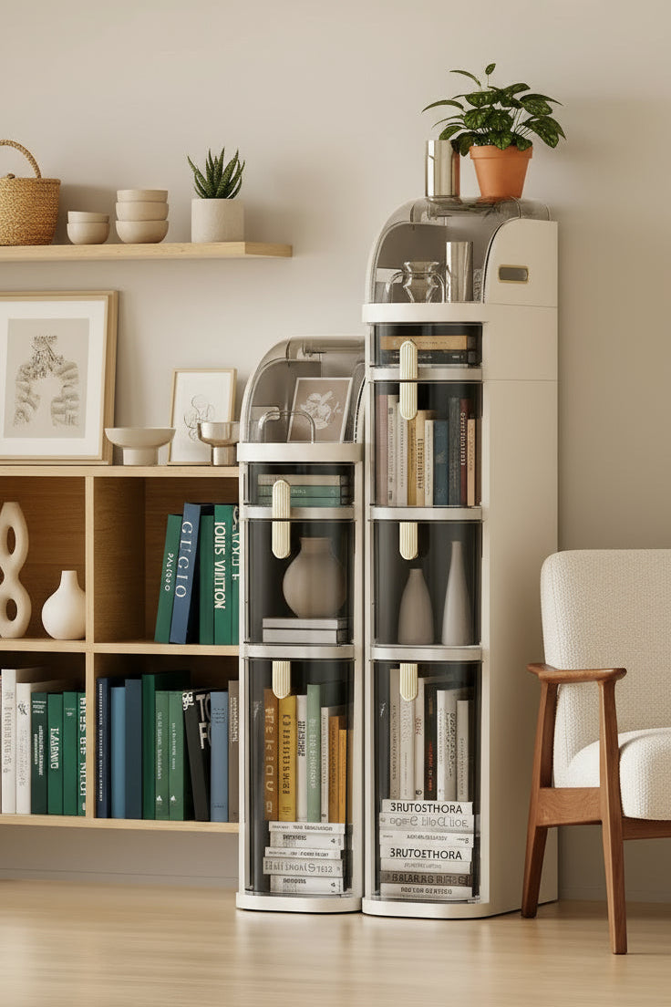 Bathroom Narrow Gap Storage Shelf Floor Cabinet - Viridian Home & Accessories