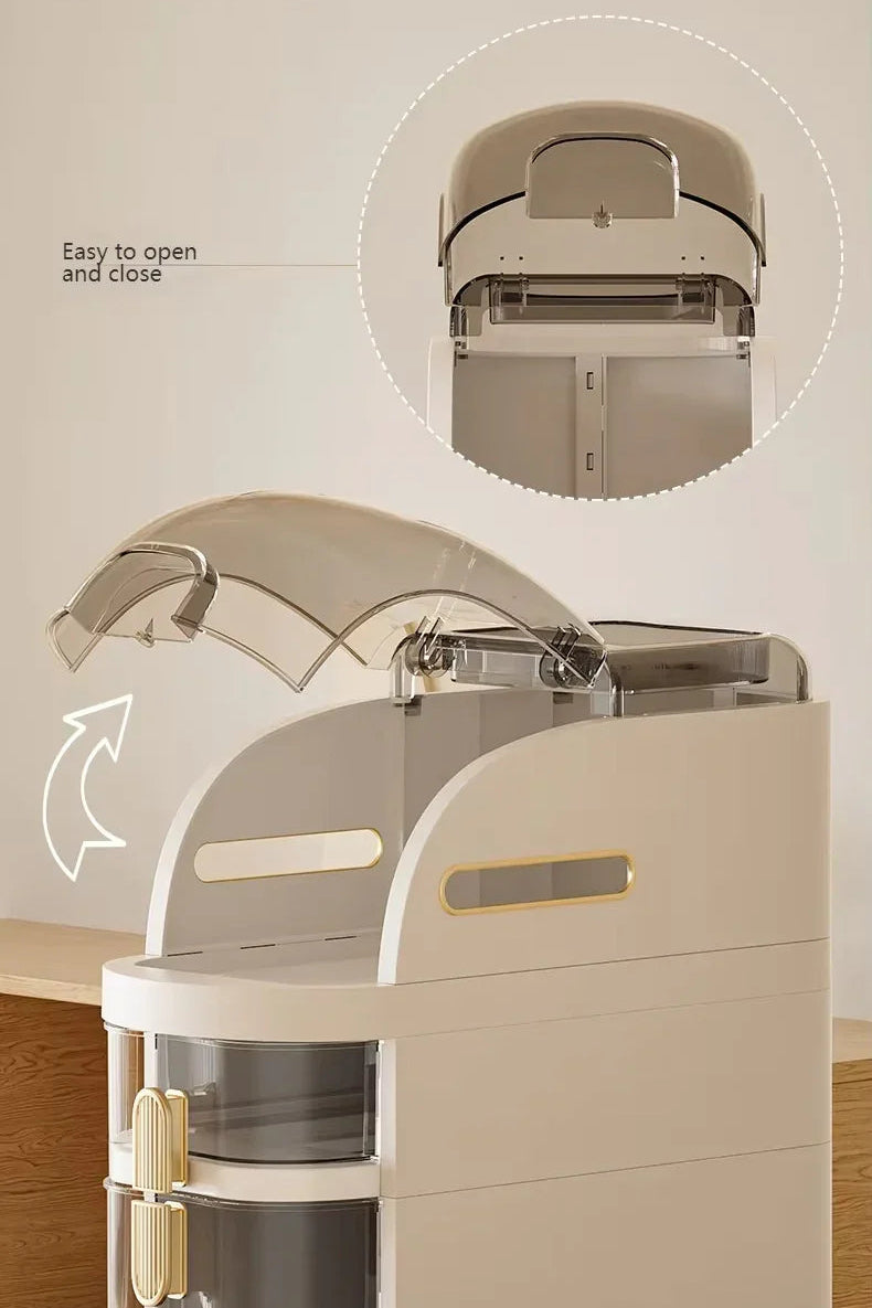 Bathroom Narrow Gap Storage Shelf Floor Cabinet - Viridian Home & Accessories