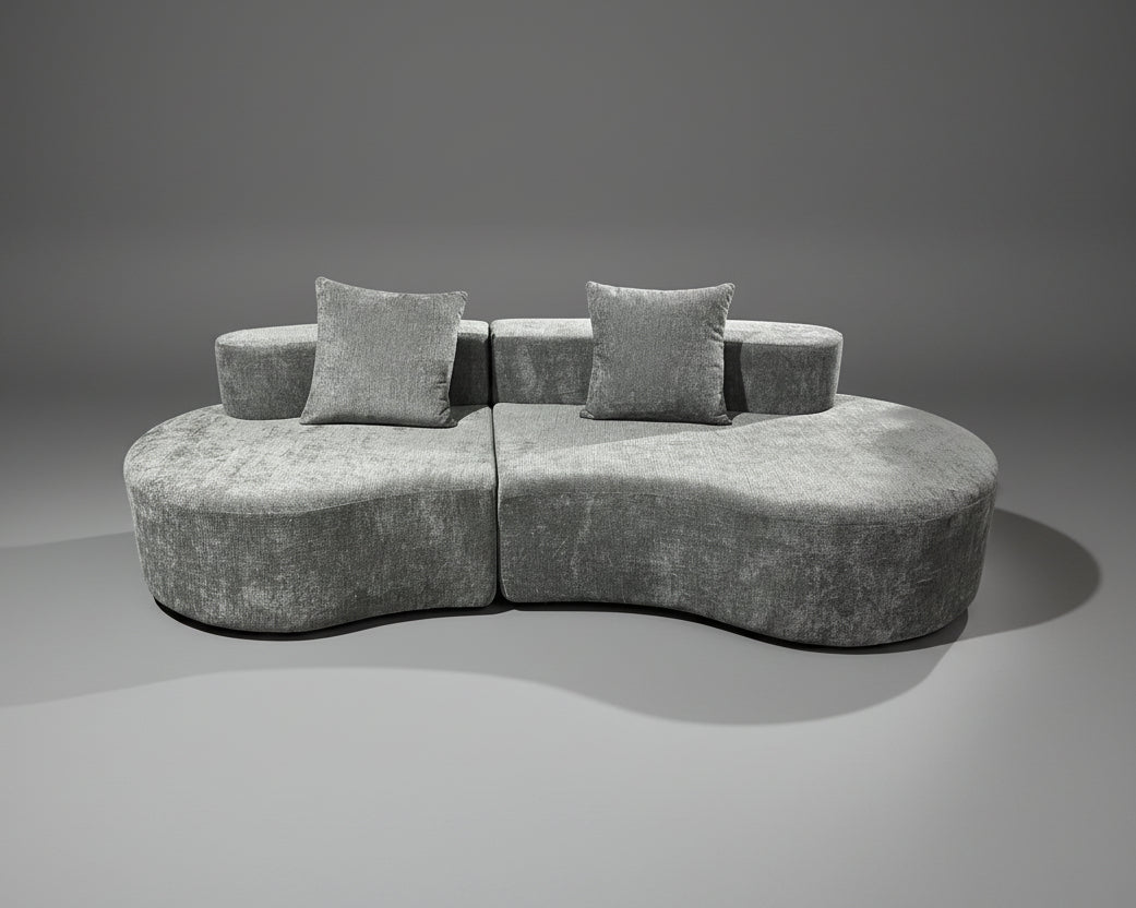 Cirrus Curve Modular Sofa | Sculptural Comfort Viridian Home & Accessories