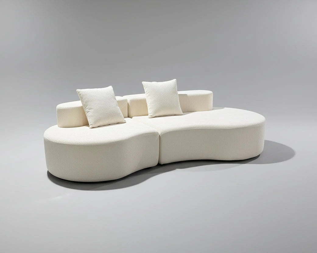 Cirrus Curve Modular Sofa | Sculptural Comfort Viridian Home & Accessories