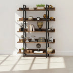 5-Tier Industrial Bookshelf and Display Rack - Viridian HM Limited