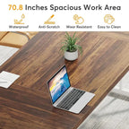160 cm Executive Office Desk - Minimalist Laptop Study & Writing Table - Viridian HM Limited