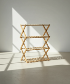 Modern 4-Tier Bamboo Shoe Rack Foldable Eco-Friendly Bamboo Storage - Viridian HM Limited