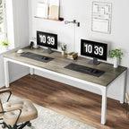 Rectangle Executive Desk, 200 cm Computer Desk 6FT Conference Table - Viridian HM Limited