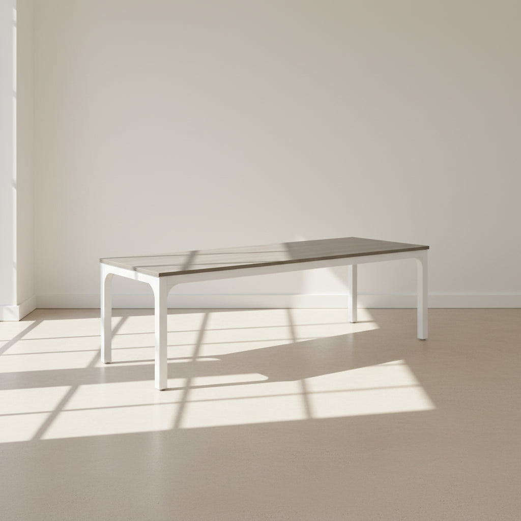 Rectangle Executive Desk, 200 cm Computer Desk 6FT Conference Table - Viridian HM Limited